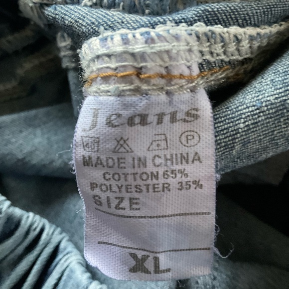 Blue Jean legging type pants SIZE XL.. - Picture 7 of 16